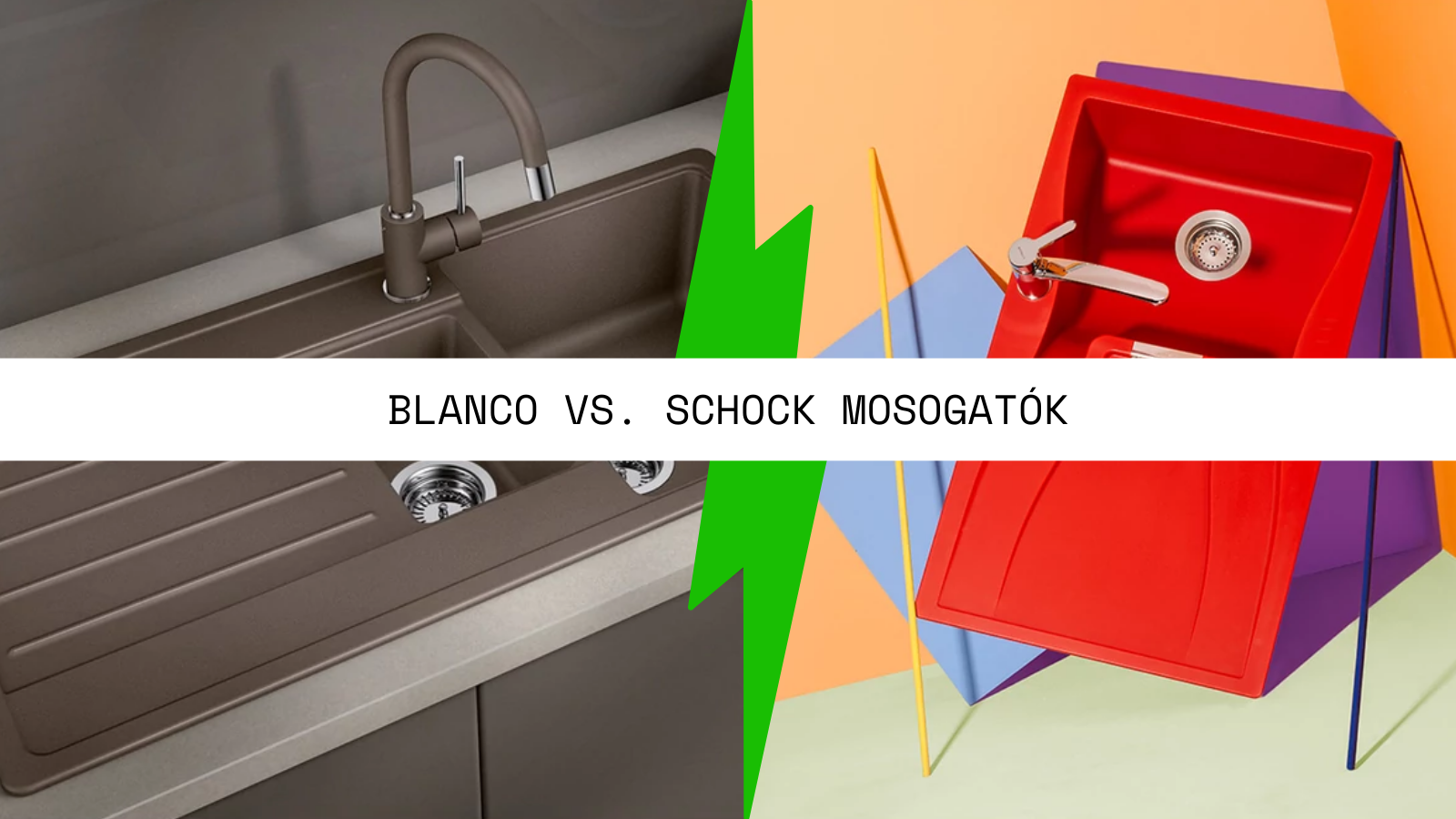 Blanco vs. Schock: Melyik márkájú gránit mosogatót válaszd?
