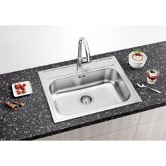 Egymedencés rozsdamentes mosogató