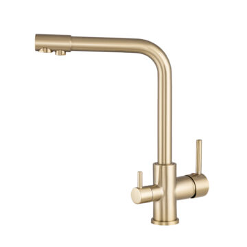 Side 3 utas konyhai csaptelep vízszűrő berendezéshez, arany