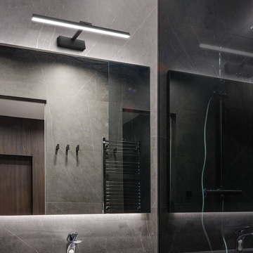 DOMENO ID-368 fürdőszobai fali lámpa, 14w, 60cm, fekete