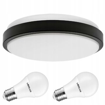 LEDLUX LX-924-2 mennyezeti, oldalfali lámpa, 2xE27, fekete LEDLUX LX-924-2 mennyezeti, oldalfali lámpa, 2xE27, fekete