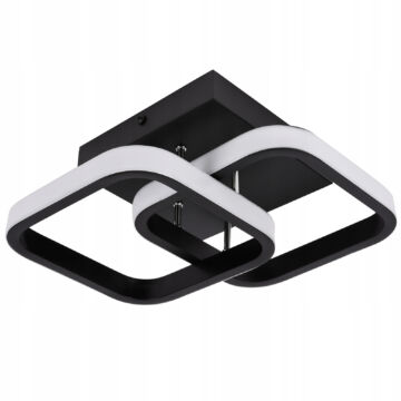 LEDLUX LX-936 mennyezeti, oldalfali lámpa, 22W, fekete