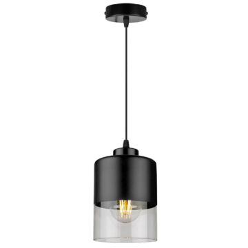 LEDLUX LX-1274 függesztett mennyezeti lámpa,1xE27, fekete LEDLUX LX-1274 függesztett mennyezeti lámpa,1xE27, fekete