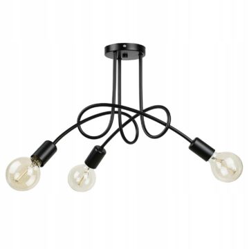 LEDLUX LX-1006 függesztett mennyezeti lámpa,3xE27, fekete LEDLUX LX-1006 függesztett mennyezeti lámpa,3xE27, fekete