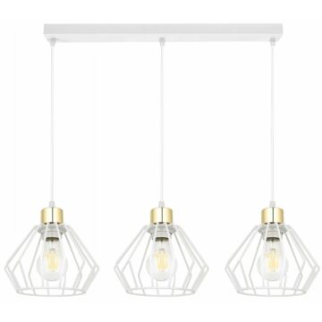 LEDLUX LX-1346 függesztett mennyezeti lámpa,3xE27, fehér-arany LEDLUX LX-1346 függesztett mennyezeti lámpa,3xE27, fehér-arany
