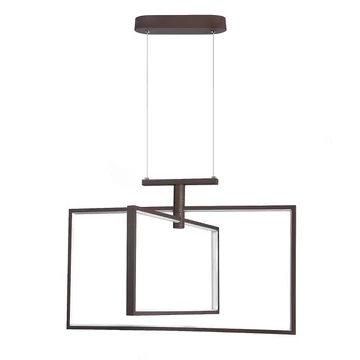 DOMENO ID-593 mennyezeti, függesztett lámpa, 45W, barna