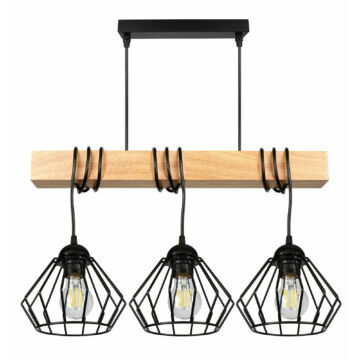 LEDLUX LX-1368 függesztett mennyezeti lámpa,3xE27, fekete LEDLUX LX-1368 függesztett mennyezeti lámpa,3xE27, fekete