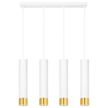 LEDLUX LX-1415 függesztett mennyezeti lámpa,4xGU10, fehér arany LEDLUX LX-1415 függesztett mennyezeti lámpa,4xGU10, fehér arany
