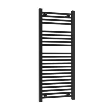 Törölközőszárító radiátor, szögletes, Proper 45cm x 120cm, fekete Törölközőszárító radiátor, szögletes, Proper 45cm x 120cm, fekete