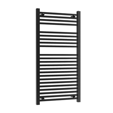 Törölközőszárító radiátor, szögletes, Proper 60cm x 120cm, fekete