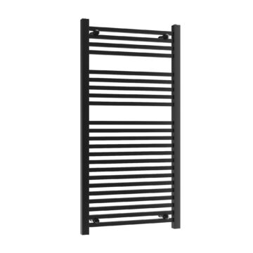 Törölközőszárító radiátor, szögletes, Proper 60cm x 120cm, fekete Törölközőszárító radiátor, szögletes, Proper 60cm x 120cm, fekete