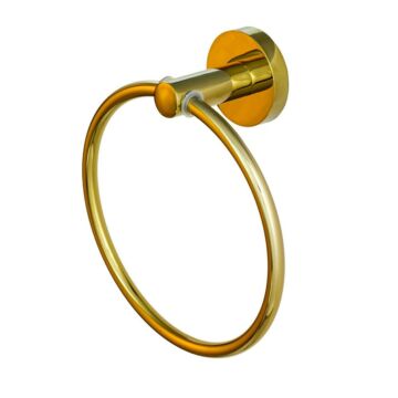 Roy cirle törölközőtartó arany