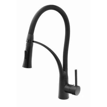 Nexo konyhai csaptelep fekete