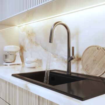 Awra konyhai csaptelep gun grey Awra konyhai csaptelep gun grey