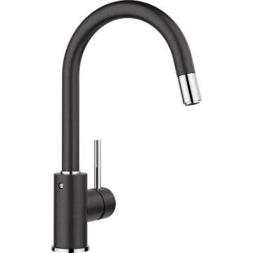 BLANCO MIDA-S konyhai csaptelep, fekete-szemcsés BLANCO MIDA-S konyhai csaptelep, fekete-szemcsés