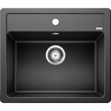 BLANCO LEGRA 6 Silgranit egymedencés gránit mosogató automata dugóemelő, szifonnal, fekete-szemcsés