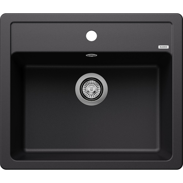 BLANCO LEGRA 6 Silgranit egymedencés gránit mosogató automata dugóemelő, szifonnal, fekete