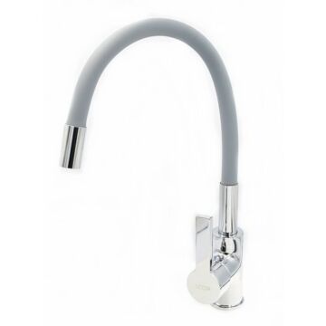 Flex konyhai csaptelep szürke-króm