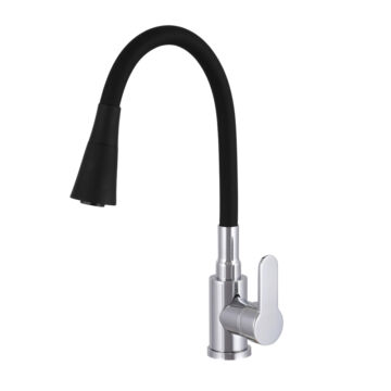 Flex 3000 konyhai csaptelep fekete-króm