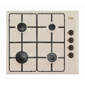 EVIDO RUSTIC-H 60C gáz főzőlap, bézs
