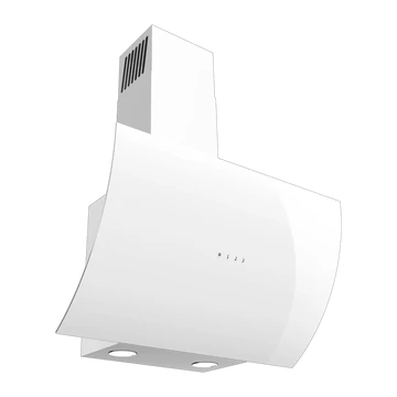 EVIDO CLIFF 60W vertikális páraelszívó,60cm, fehér üveg