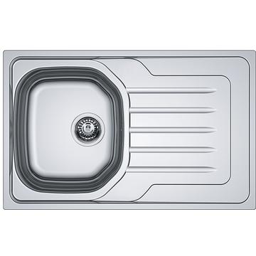 FRANKE ONDA LINE OLX 611-79 egymedencés inox mosogató, szifonnal, bal