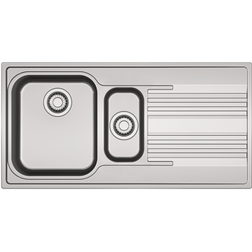 FRANKE SMART SRX 651 másfél medencés inox mosogató, szifonnal, jobb FRANKE SMART SRX 651 másfél medencés inox mosogató, szifonnal, jobb