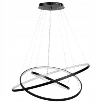 LEDLUX LX-932 függesztett mennyezeti lámpa, 90W, fekete