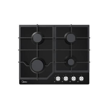 Midea  MG60084TGB-HR — Gáz főzőlap, fekete Midea  MG60084TGB-HR — Gáz főzőlap, fekete