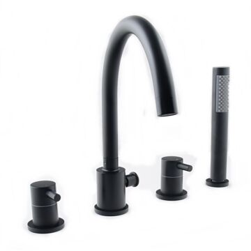 Roy kádtöltő csaptelep szett fekete