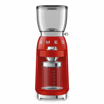 SMEG KÁVÉDARÁLÓ, 50-es évek retro design,150 W, piros