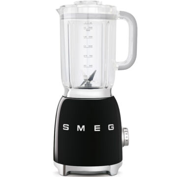 SMEG TURMIXGÉP, 50-es évek retro design, 1,5 liter, 800 W, 4 fokozat, 3 program, fekete
