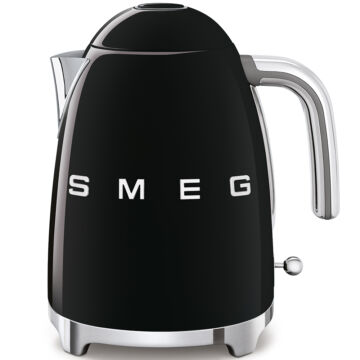 SMEG VÍZFORRALÓ, 50-es évek retro design, 1,7 liter, fekete