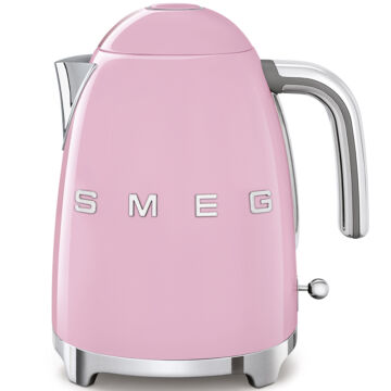 SMEG VÍZFORRALÓ, 50-es évek retro design, 1,7 liter, rózsaszín