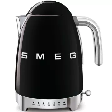 SMEG VÍZFORRALÓ, 50-es évek retro design, 1,7 liter, fekete