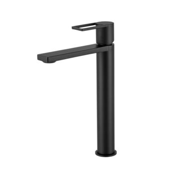 Simba magas fürdőszobai mosdó csaptelep fekete