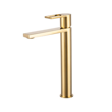 Simba magas fürdőszobai mosdó csaptelep arany Simba magas fürdőszobai mosdó csaptelep arany