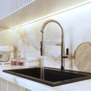 Spirál new konyhai csaptelep króm