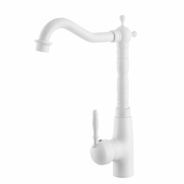 Retro 3 konyhai csaptelep fehér