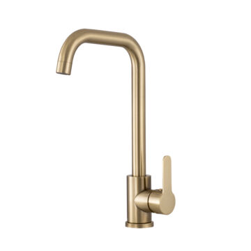 Steel konyhai csaptelep szálcsiszolt arany