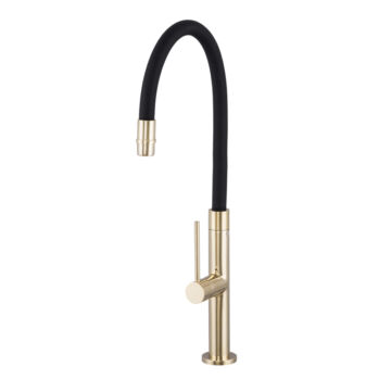Flex Slim konyhai csaptelep fekete-arany
