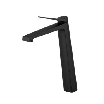 ROMA magasított mosdó csaptelep fekete