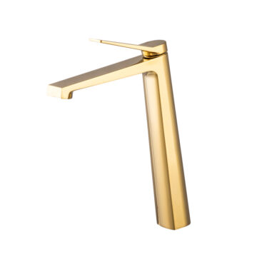 ROMA magasított mosdó csaptelep arany