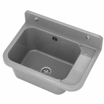 Vigo fali kézmosó, szifonnal, szürke Vigo fali kézmosó, szifonnal, szürke