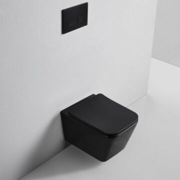 Gamma Misa szögletes WC csésze fekete Gamma Misa szögletes WC csésze fekete