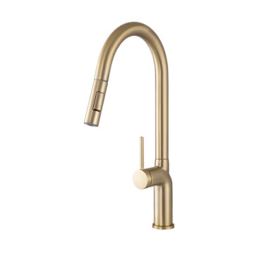 Vera konyhai csaptelep szálcsiszolt arany