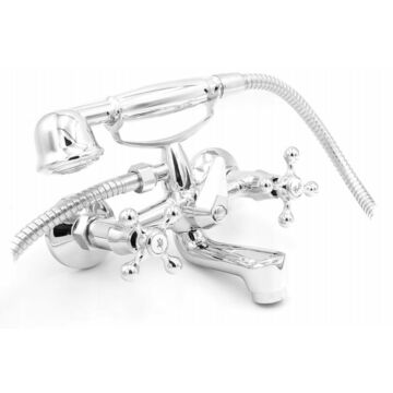 Retro fürdőszobai kádtöltő csaptelep króm