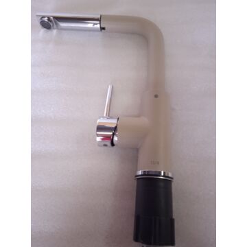 Tina konyhai csaptelep bézs-króm