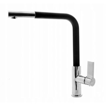 Side konyhai csaptelep fekete-szemcsés/króm