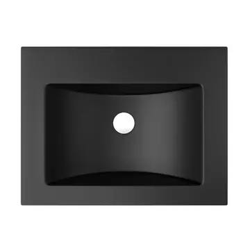 PRIMO gránit mosdókagyló fekete színben